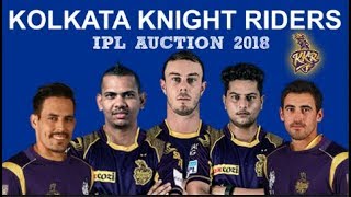 Kolkata Knight Riders Full Squad | IPL 2018 Auction