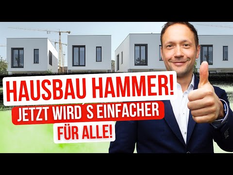 What does the construction boost mean? – The new building law simply explained