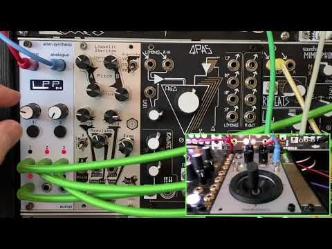 Modulating the Noise Engineering Basimilus Iteritas Alter with the EuroPi CVecorder