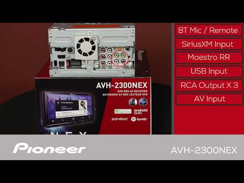 Pioneer AVH-2300NEX + Free NVX Backup Camera-video