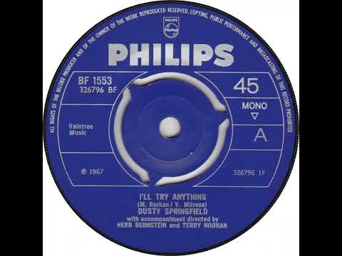 UK New Entry 1967 (59) Dusty Springfield - I'll Try Anything