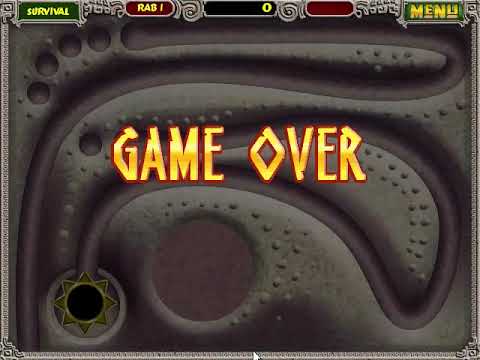 Zuma Deluxe: All Game Over Screens
