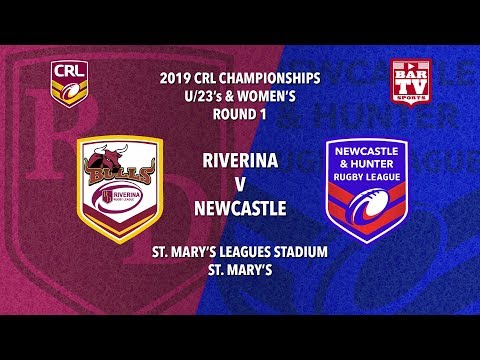 2019 Country Rugby League Rep - Women's/U23's - Round 1 - Riverina v Newcastle