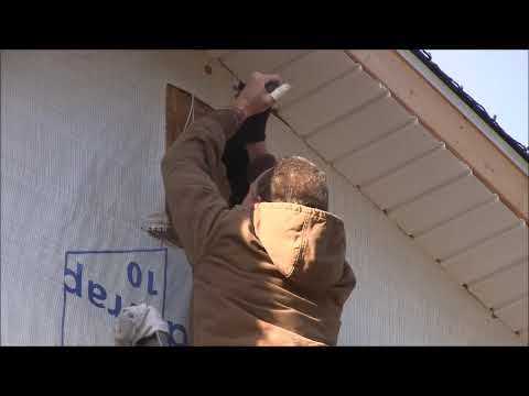 How to install a vinyl gable vent