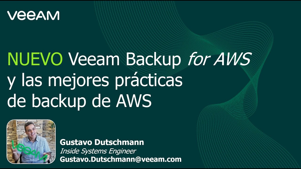 NUEVO Veeam Backup for AWS  video