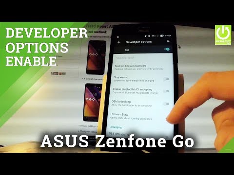 Developer Options ASUS Zenfone Go - Enable USB Debugging