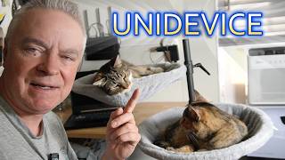 Keep Your Cats Off Your Keyboard with Double Cat Desk Bed by UNIDEVICE Unboxing Assembly REVIEW