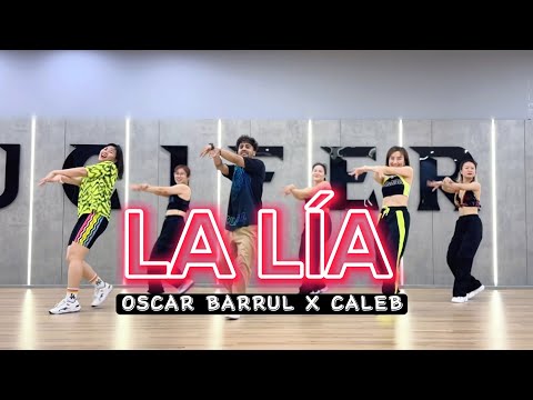 LA LÍA - OSCAR BARRUL X CALEB | Zumba Salsa | Happy Mehra Choreography