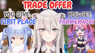 Pekora Tried to Make a Deal with Botan for Vivi [Hololive GoldRush 2]