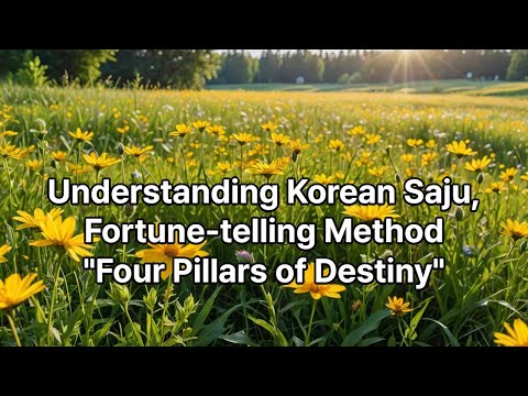 Understanding Korean Saju, Fortune telling Method "Four Pillars of Destiny"