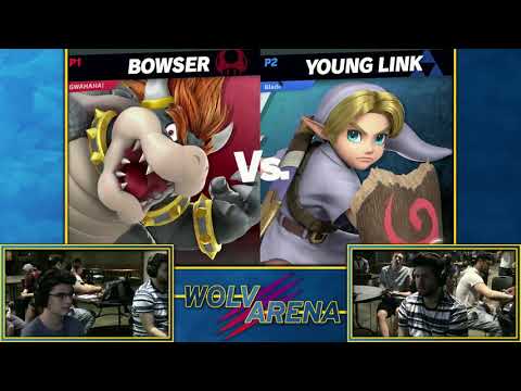 WolvArena Top 8: Blade (Young Link) vs Schnigily (Bowser)