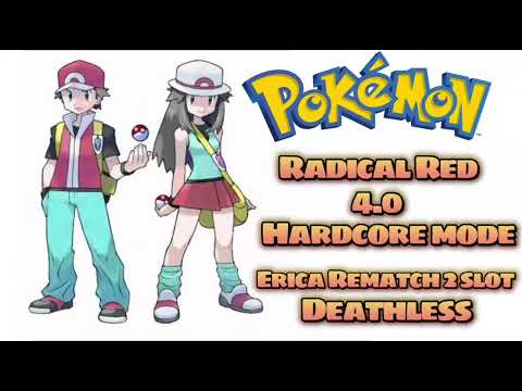 Pokemon Radical Red 4.0 Hardcore Mode Erika Rematch 2 Slot Deathless.