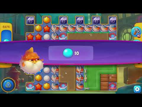 Fishdom 4874 Super Hard Level - NO BooSTERS