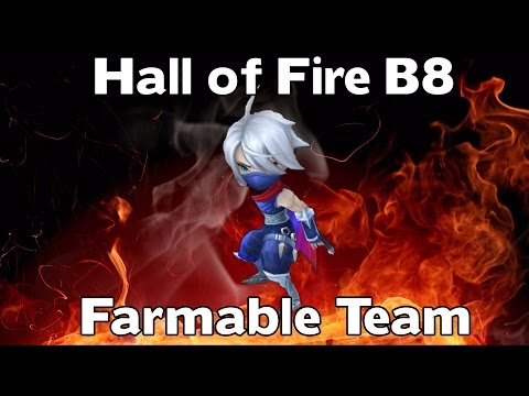 Summoners War - Hall of Fire B8 Farmable Team