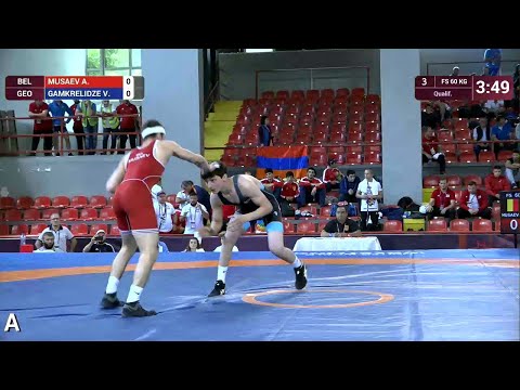 Qual. FS - 60 kg: A. MUSAEV (BEL) v. V. GAMKRELIDZE (GEO)