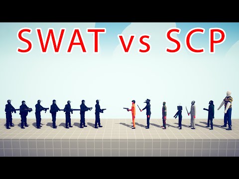 SWAT Team vs SCP Team - Totally Accurate Battle Simulator TABS