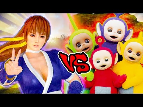 Kasumi Vs Teletubbies - Epic Battle - Left 4 dead 2 Gameplay (L4D2 Dead or Alive Custom Skin Mod)