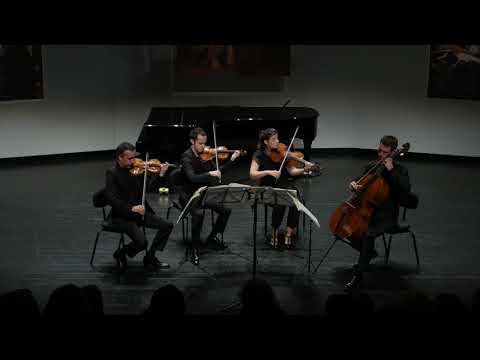 The Quatuor Ébène plays Beethoven quartet Nr. 9 : 2nd movement