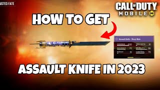 🤯 How to get this epic Assault Knife in CODM ?
