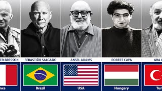 Legendary Photographers From Different Countries