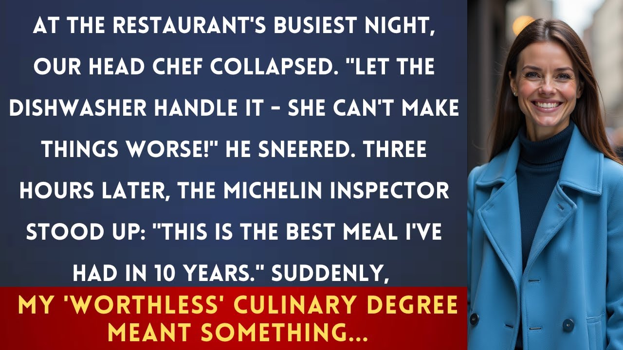 Head Chef Called Me 'Just A Dishwasher,' Then His Michelin Star Review Changed Everything!