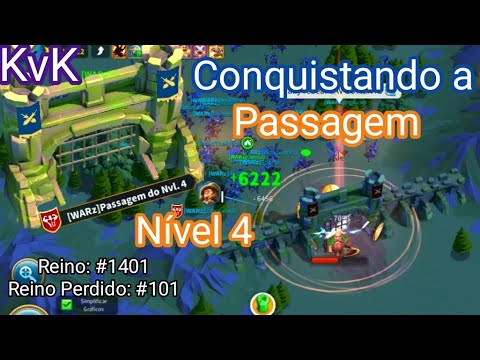 CONQUISTANDO A PASSAGEM NV.4 - RISE OF KINGDOMS.