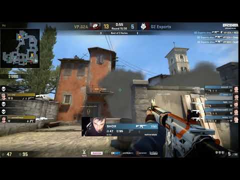 shox cripples the rush with a quick triple kill Inferno  G2 vs Virtus pro  EPICENTER 2017