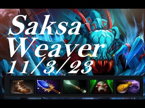 Dota2 Weaver support by Saksa - Nigma vs OG full game1 - Dota2 Pushka League