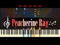 Peacherine Rag (1901) // SCOTT JOPLIN - pianoREADER Peacherine Rag (1901) // SCOTT JOPLIN
