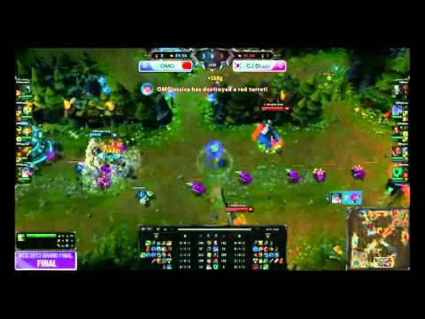WCG 2013 Grand Final : Final, League of Legends (CJ Blaze vs OMG) Part 2
