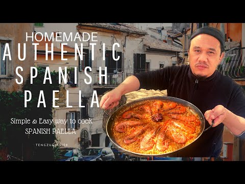 Seafood Paella - Paella de Marisco / The Easiest Way to Cook Authentic Spanish Paella