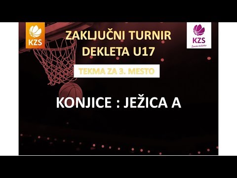 F4ŽU17 - Konjice : Ježica A - za 3. mesto - Sezona 2016/17 - 2/4