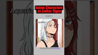 What if anime characters were zodiac signs? #anime #drawing #animeart #kny #bnha #demonslayer