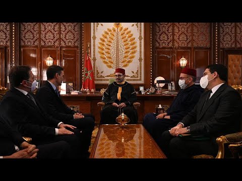 العاهل المغربي محمد السادس يستقبل رئيس الحكومة الإسبانية بيدرو سانشيز…