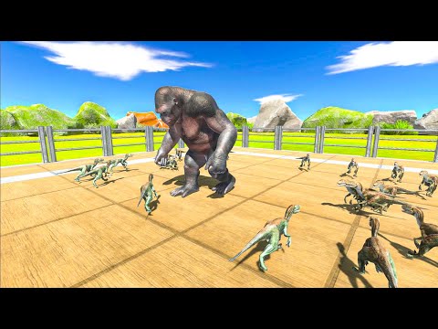 20x VELOCIRAPTORS Vs EVERY UNIT part 2 - Animal Revolt Battle Simulator