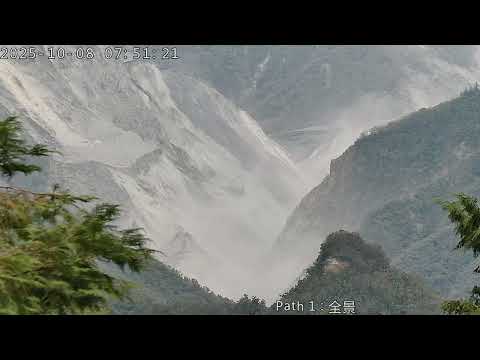 114馬太鞍溪堰塞湖地震前後(7:40-8:10)影片