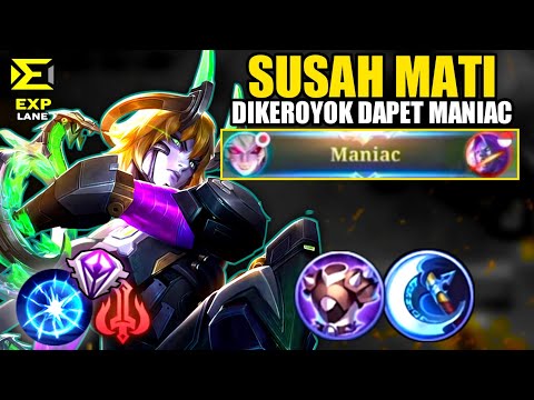 Susah mati di keroyok malah Maniac! Build Dyrroth tersakit 2022 | Build Dyrroth tersakit dan terkuat