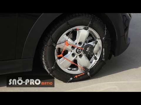 Chaînes neige 9mm SNÖ-PRO Matic à tendeur automatique
