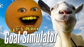 Annoying Orange Let's Play Goat Simulator #1