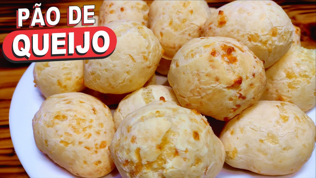 PÃO DE QUEIJO DE TAPIOCA COM APENAS 4 INGREDIENTES - MUITO SIMPLES DE FAZER