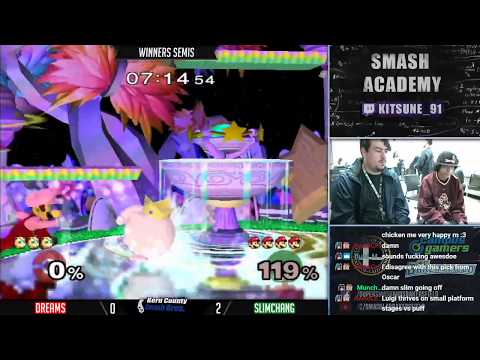 Dreams (Jigglypuff) vs. SlimChang (Luigi) Smash Academy 01/31/2020