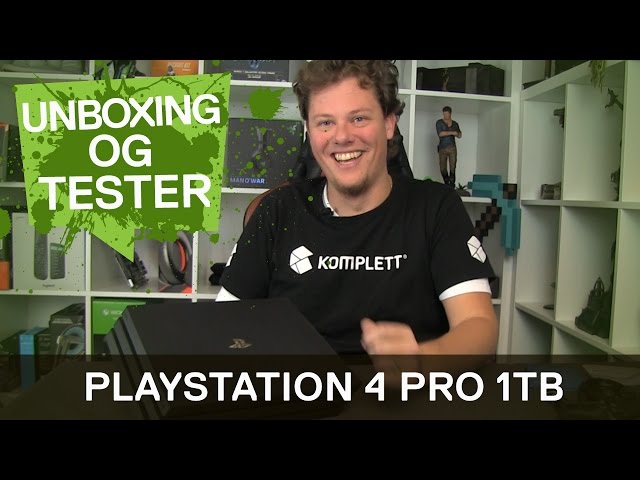 YouTube Video - Playstation 4 Pro er her | Norsk Unboxing