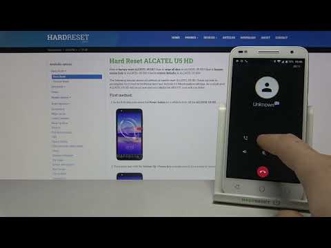 Alcatel U5 HD - Incoming Call & Call Options Presentation