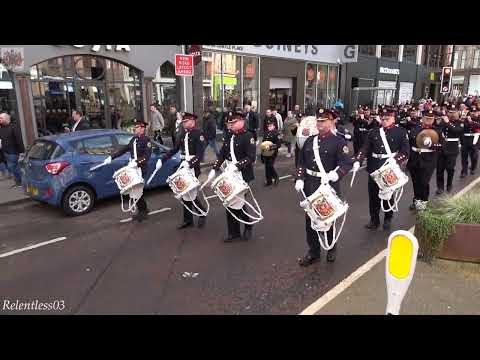 Pride Of The Raven (No.8) @ UDR2 Memorial Parade ~ Belfast ~ 24/02/24 (4K)