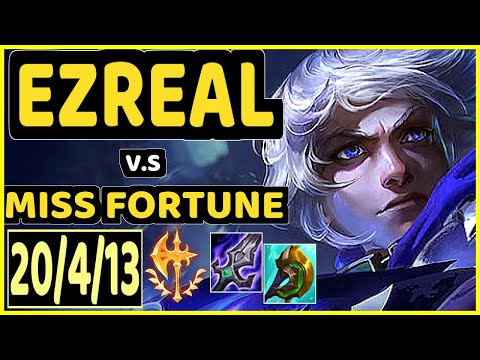 STIXXAY (EZREAL) vs MISS FORTUNE - QUADRAKILL 20/4/13 KDA BOTTOM ADC CHALLENGER GAMEPLAY - NA
