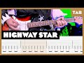 Deep Purple - Highway Star - Guitar Tab | Lesson | Cover | Tutorial