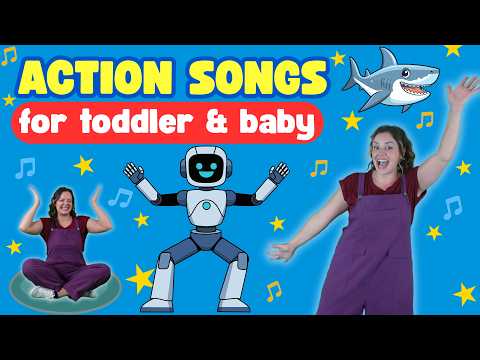 Action Songs & Animals for Babies and Toddlers | Move, Clap & Sing with Miss Katie
