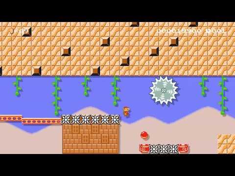 Super Mario Maker 2 Crumbling Pyramid Speedrun [20s]