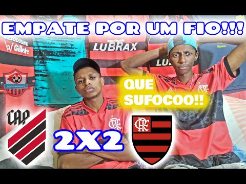 REACT ATHLETICO PR 2 X 2 FLAMENGO!!! WHAT A SUFFOCATION