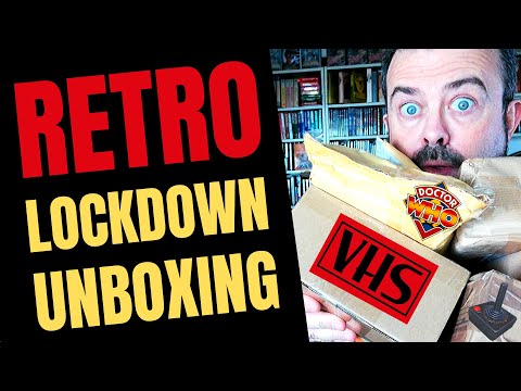 Watch me open all my scary retro post! Classic Doctor Who unboxing, horror VHS haul
